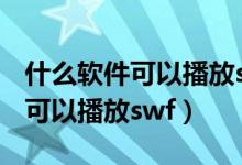 什么软件可以播放swf格式的视频（什么软件可以播放swf）