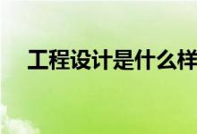 工程设计是什么样的（工程设计是什么）