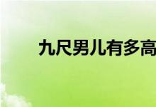 九尺男儿有多高（九尺男儿是多高）
