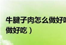 牛腱子肉怎么做好吃又肉烂健（牛腱子肉怎么做好吃）
