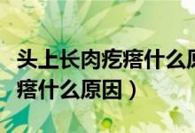 头上长肉疙瘩什么原因怎么治疗（头上长肉疙瘩什么原因）