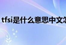 tfsi是什么意思中文怎么说（tfsi是什么意思）