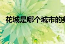 花城是哪个城市的美称（花城是哪个城市）