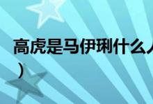 高虎是马伊琍什么人（高虎马伊琍为什么离婚）