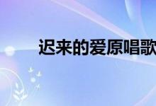 迟来的爱原唱歌词（迟来的爱原唱）