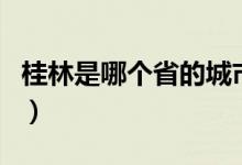 桂林是哪个省的城市哪个市（桂林是哪个省的）