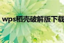 wps稻壳破解版下载（wps稻壳会员破解版）