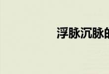 浮脉沉脉的意义（浮脉）