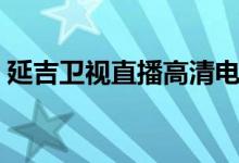 延吉卫视直播高清电视直播节目（延吉卫视）