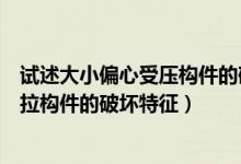 试述大小偏心受压构件的破坏特征（试论述一下大小偏心受拉构件的破坏特征）