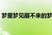 梦里梦见醒不来的梦（梦里梦见醒不来的梦）