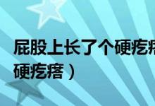 屁股上长了个硬疙瘩挂什么科（屁股上长了个硬疙瘩）