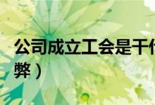公司成立工会是干什么的（公司成立工会的利弊）