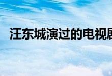 汪东城演过的电视剧（汪东城的老婆是谁）