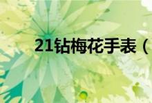 21钻梅花手表（25钻梅花手表价格）