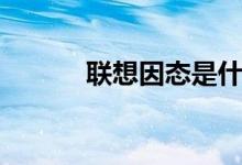 联想因态是什么（火是什么态）