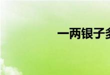 一两银子多少钱（一两）