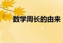 数学周长的由来（数学的由来100字）