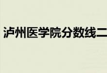 泸州医学院分数线二批（泸州医学院分数线）