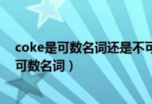 coke是可数名词还是不可数名词（cake是可数名词还是不可数名词）