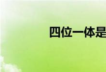 四位一体是指什么（四位）