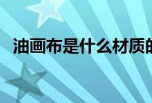 油画布是什么材质的（油画布是什么材质）