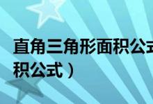 直角三角形面积公式三角函数（直角三角形面积公式）