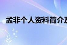 孟非个人资料简介及婚史（孟非个人资料）