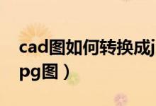 cad图如何转换成jpg(怎么把cad图转换成jpg图)