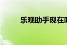 乐观助手现在叫什么（乐观助手）