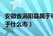 安徽省涡阳县属于哪个地区（安徽省涡阳县属于什么市）