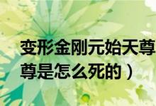 变形金刚元始天尊13使徒（变形金刚元始天尊是怎么死的）