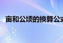 亩和公顷的换算公式(亩和平方米的换算)