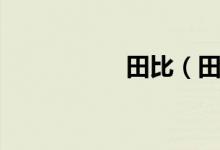 田比(田比是什么字)