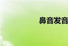 鼻音发音技巧（鼻音）