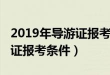 2019年导游证报考条件是什么（2019年导游证报考条件）
