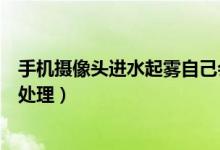 手机摄像头进水起雾自己会好吗（手机摄像头进水起雾怎么处理）