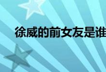 徐威的前女友是谁（徐威的前老婆是谁）