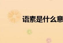 语素是什么意思（语素是什么）