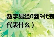数字易经0到9代表什么性格（数字易经0到9代表什么）