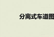 分离式车道图标（分离式车道）
