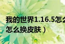 我的世界1.16.5怎么换皮肤（我的世界1 12 2怎么换皮肤）