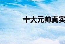 十大元帅真实身份（十大妖帅）