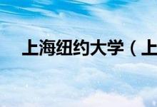 上海纽约大学（上海纽约大学学费多少）