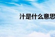 汁是什么意思（汁男什么意思）