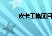 皮卡王集团目前情况（皮卡王）