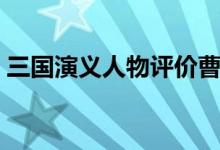 三国演义人物评价曹操（三国演义人物评价）