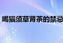 喝猫须草肾茶的禁忌（猫须草什么人不能喝）