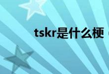 tskr是什么梗（tskr是什么意思）