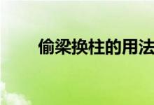 偷梁换柱的用法（偷梁换柱的对偶）